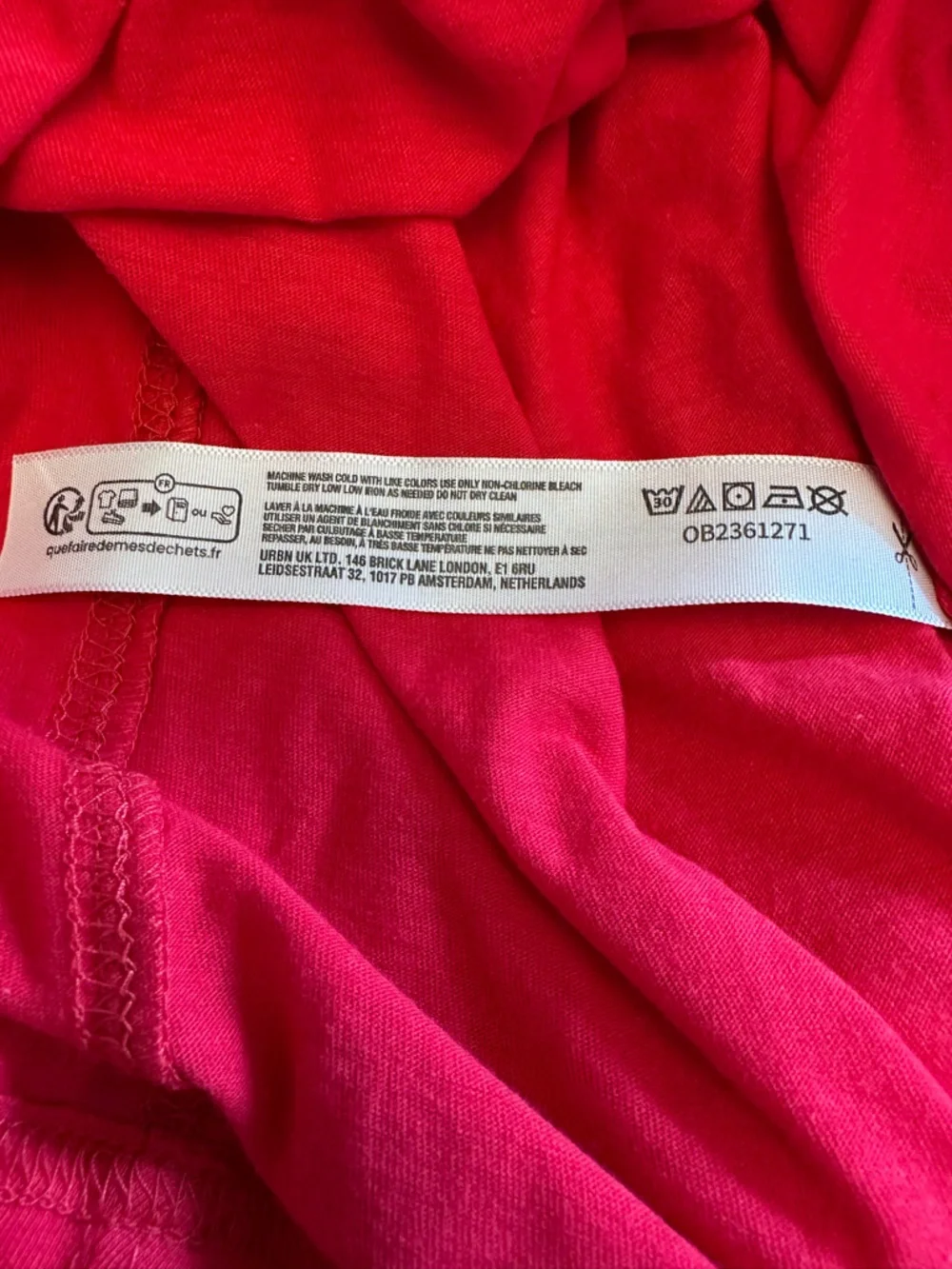 NWOT Free People Free-EST Nadia Mini Dress “Barbados Cherry” Large - Picture 7 of 9